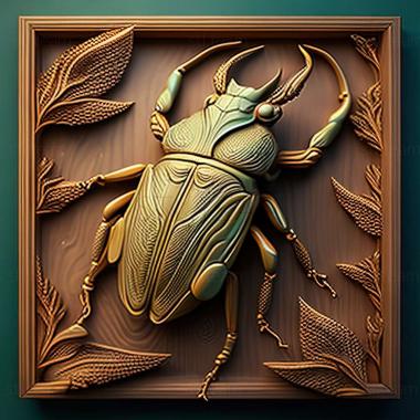 3D model Chrysina beyeri (STL)